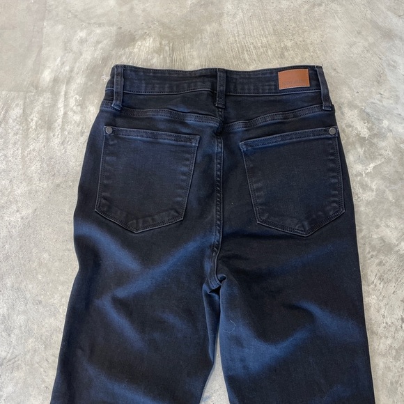 Judy Blue Covington High Rise Button Fly Bootcut Black Jeans Hem Size 3/26 - Picture 5 of 6